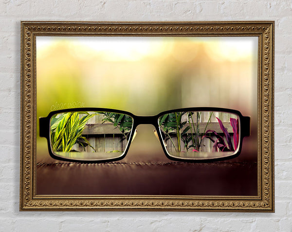 Clear Vision Framed Print