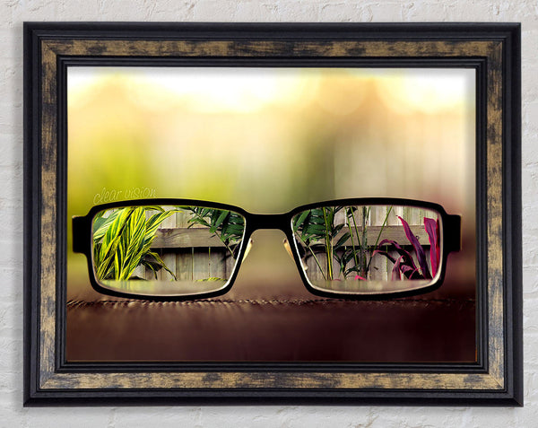 Clear Vision Framed Print