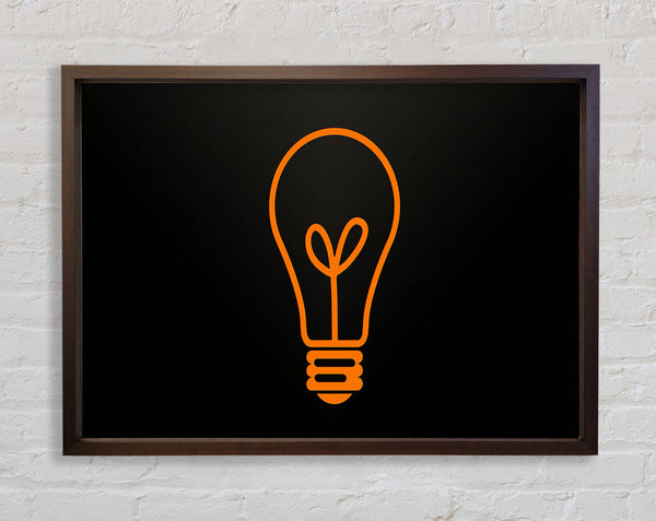 Light Bulb 3 Framed Print