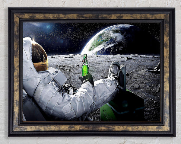 Moon Drink Framed Print