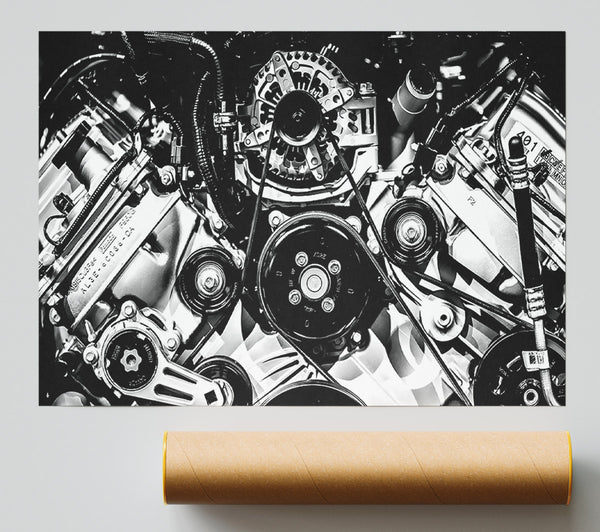 Big Block Engine Poster