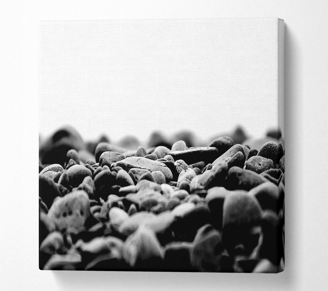  A Canvas Print of Stones Macro Canvas Art