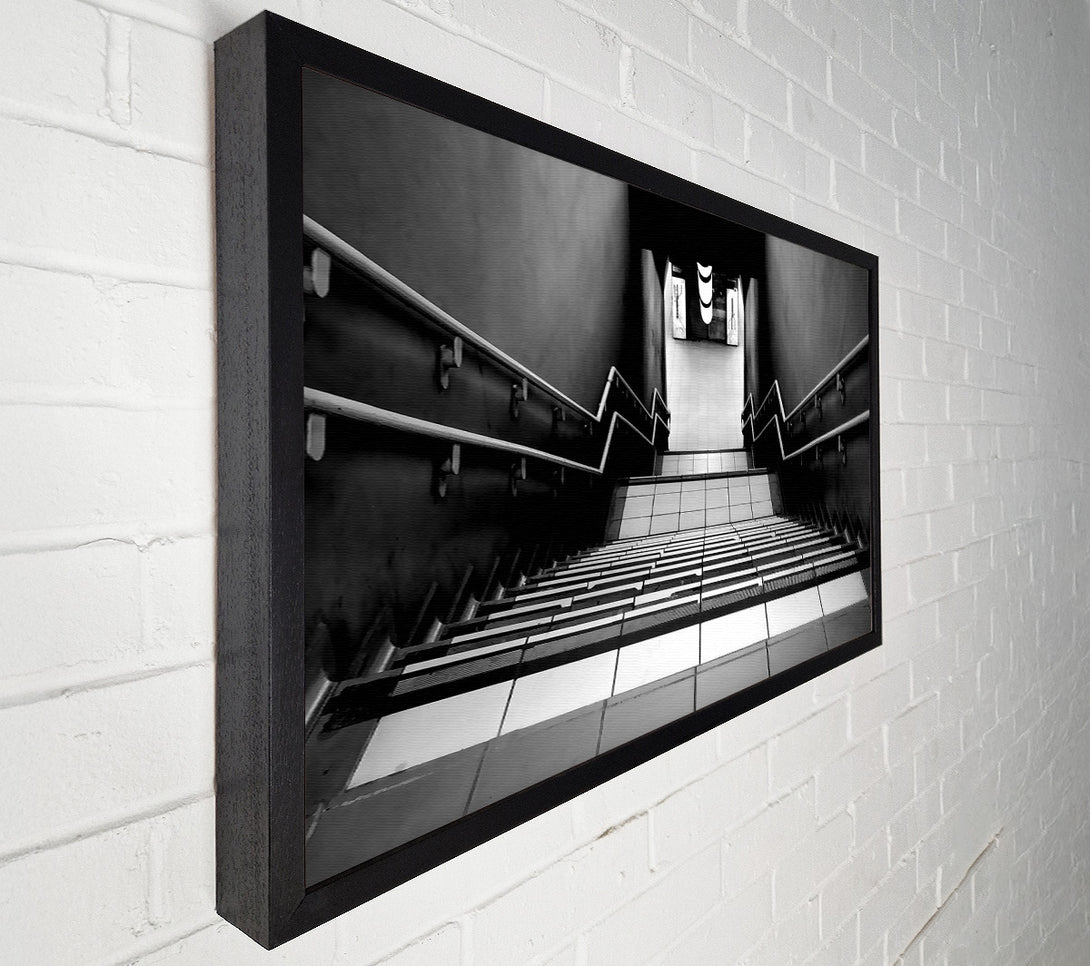  A Canvas Print of Subway Stairs Canvas Wall Art
