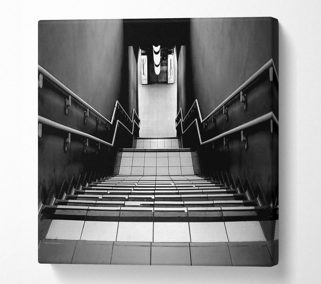  A Canvas Print of Subway Stairs Canvas Wall Art