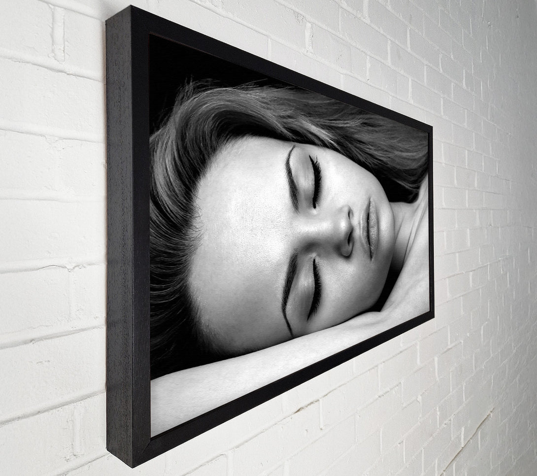  A Canvas Print of Sleepy Girl Canvas Art