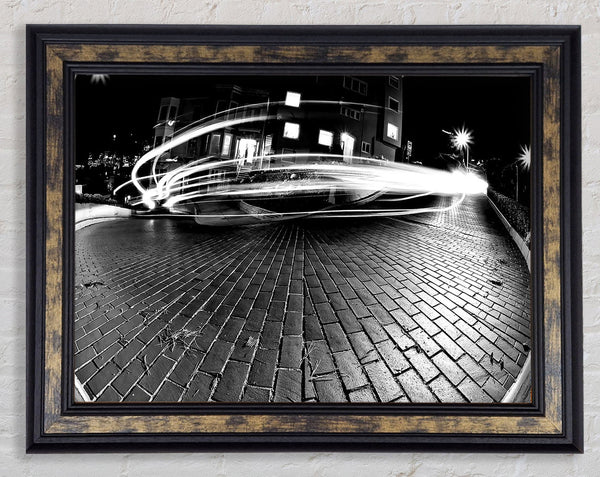 All His Favorite Curves Framed Print
