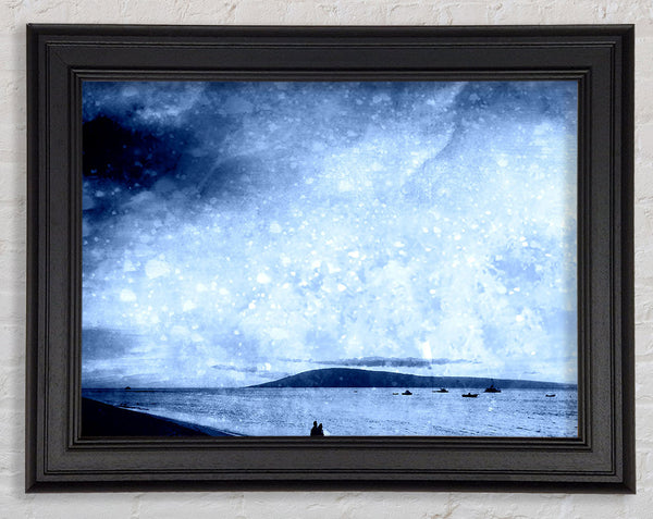 Beach Sky Framed Print