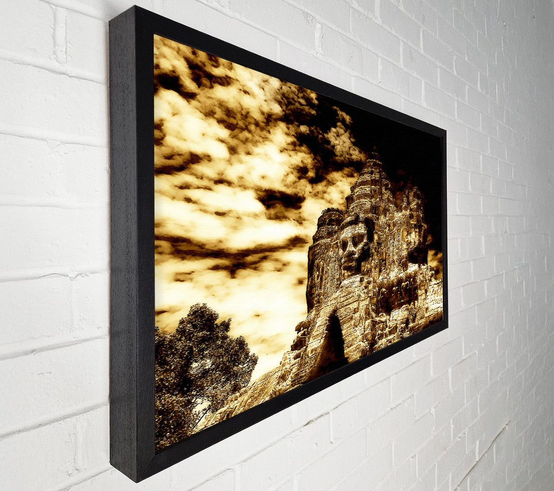  A Canvas Print of The Buddha King Of Angkor Wat Cambodia Canvas Wall Art