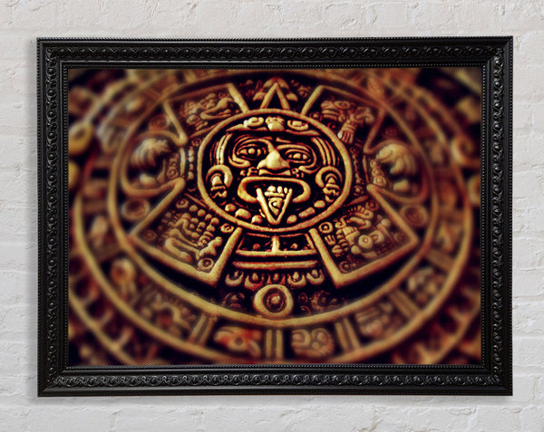 Mayan Clock Framed Print