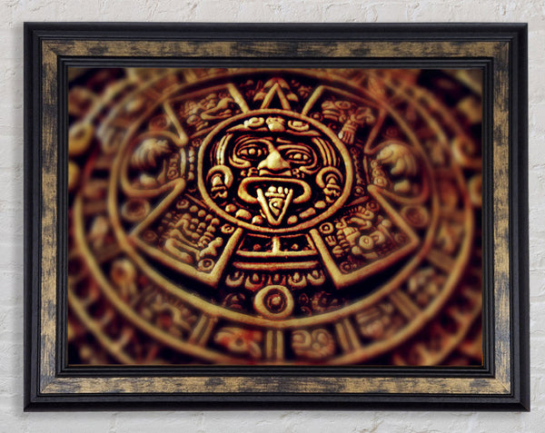 Mayan Clock Framed Print