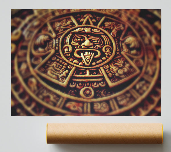 Mayan Clock Poster