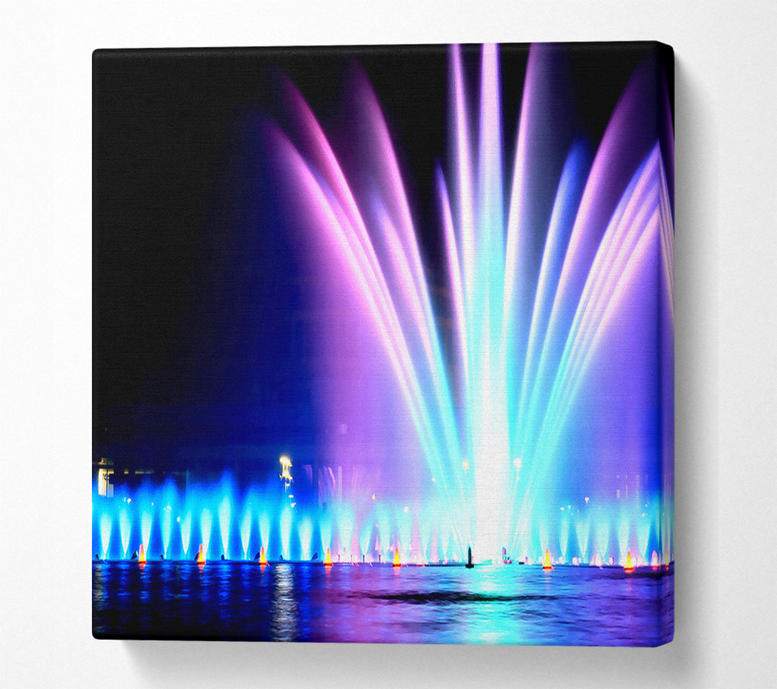  A Canvas Print of Fountain In Hala Ludowa Wroclaw Canvas Art