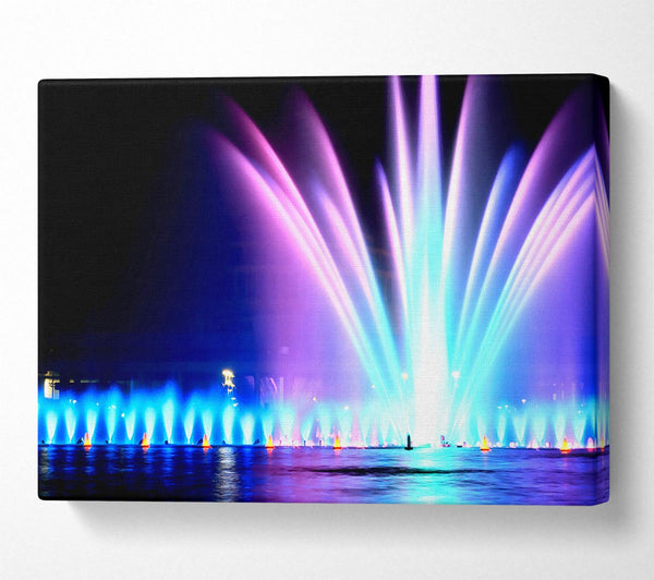  A Canvas Print of Fountain In Hala Ludowa Wroclaw Canvas Art
