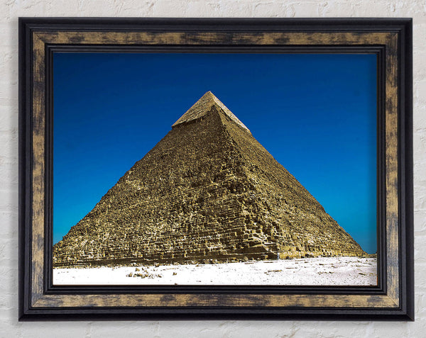 The Pyramids At Giza Egyptian Framed Print