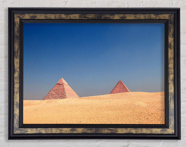 Giza Pyramids Framed Print