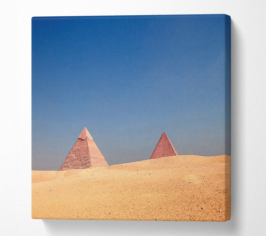  A Canvas Print of Giza Pyramids Canvas Wall Art