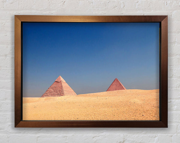 Giza Pyramids Framed Print