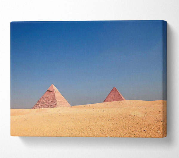  A Canvas Print of Giza Pyramids Canvas Wall Art
