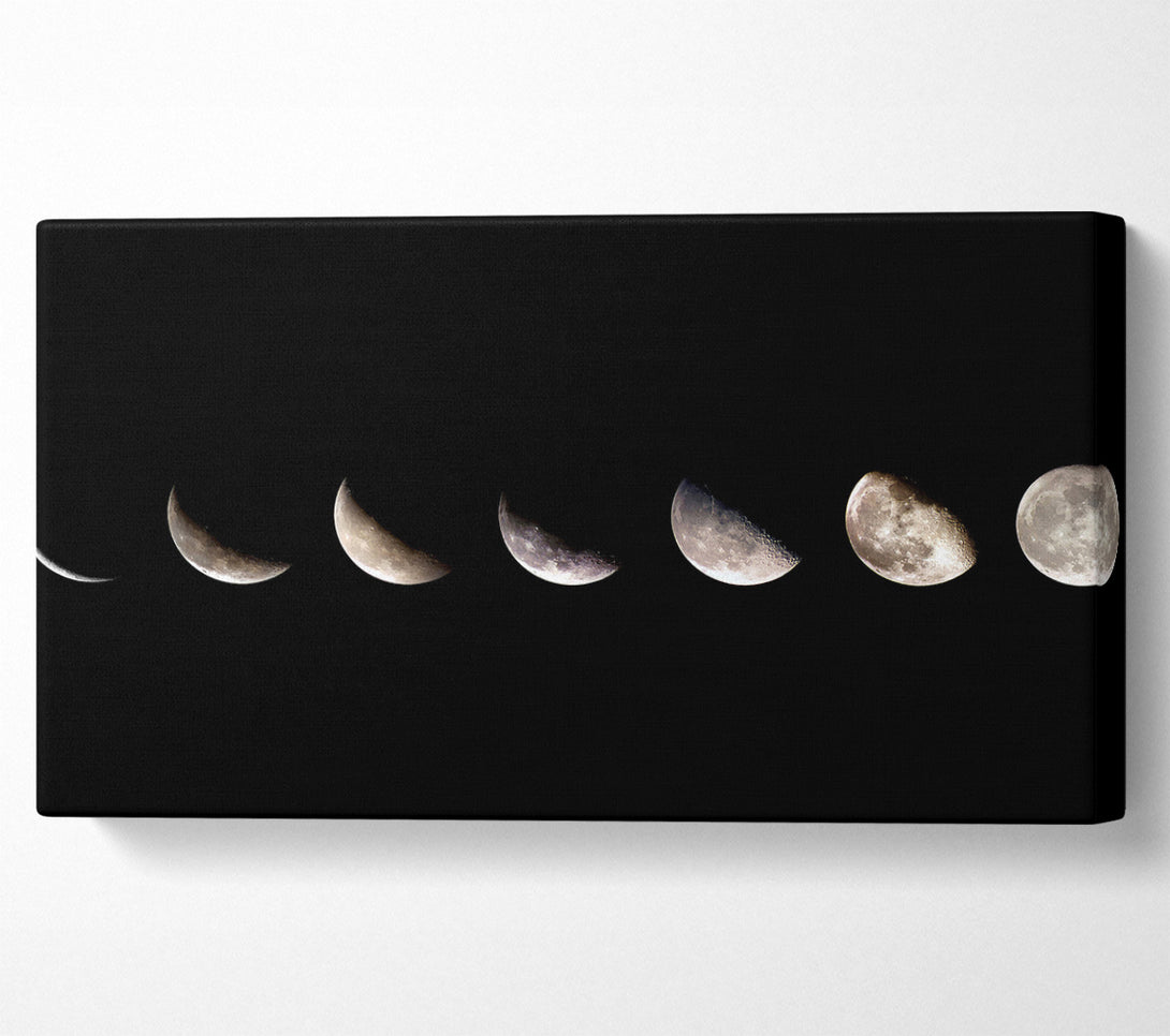  A Canvas Print of Moon Sequence Canvas Art