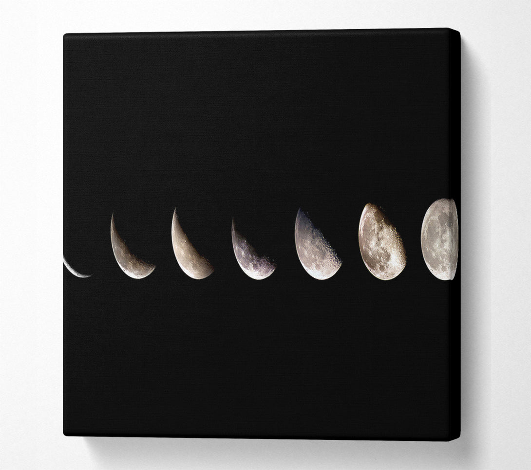  A Canvas Print of Moon Sequence Canvas Art