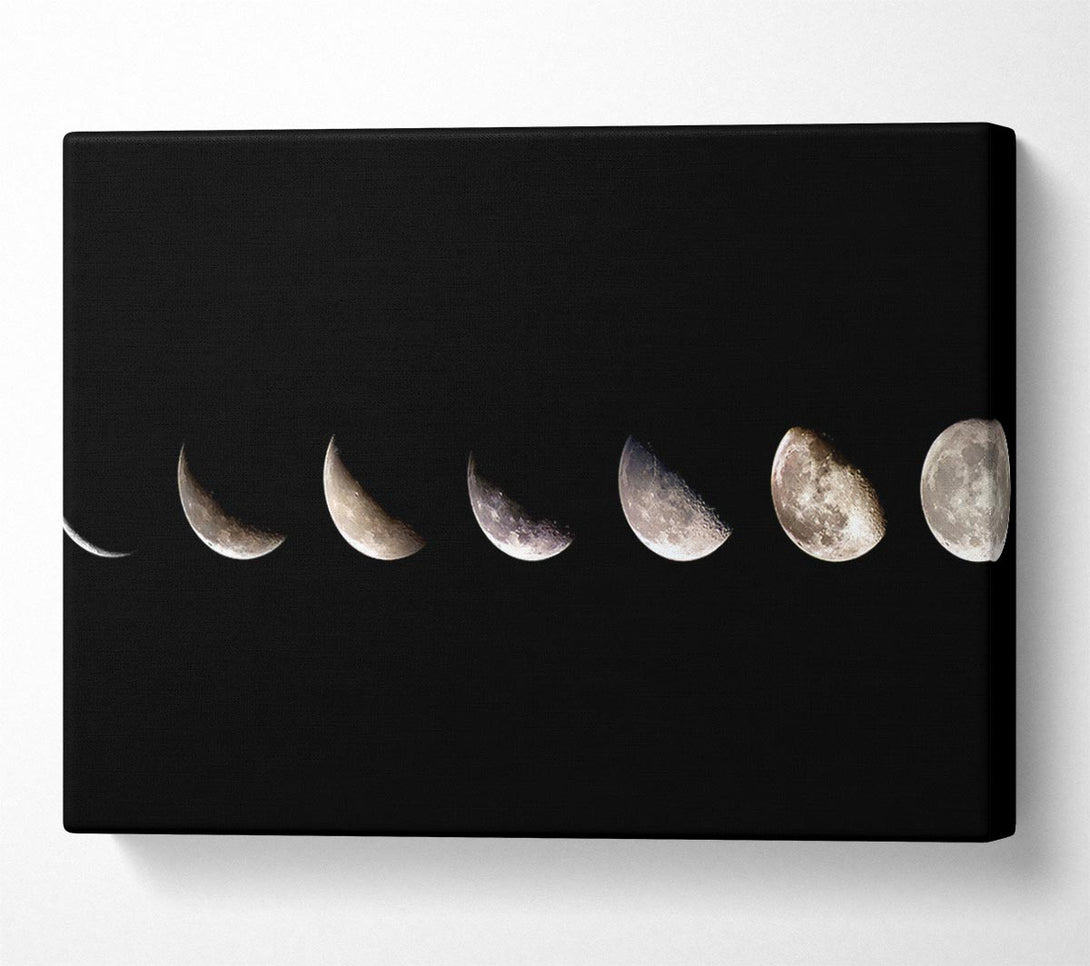  A Canvas Print of Moon Sequence Canvas Art
