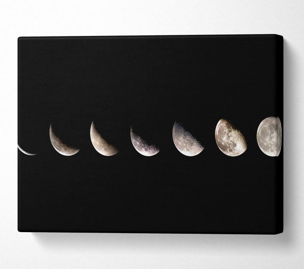  A Canvas Print of Moon Sequence Canvas Art
