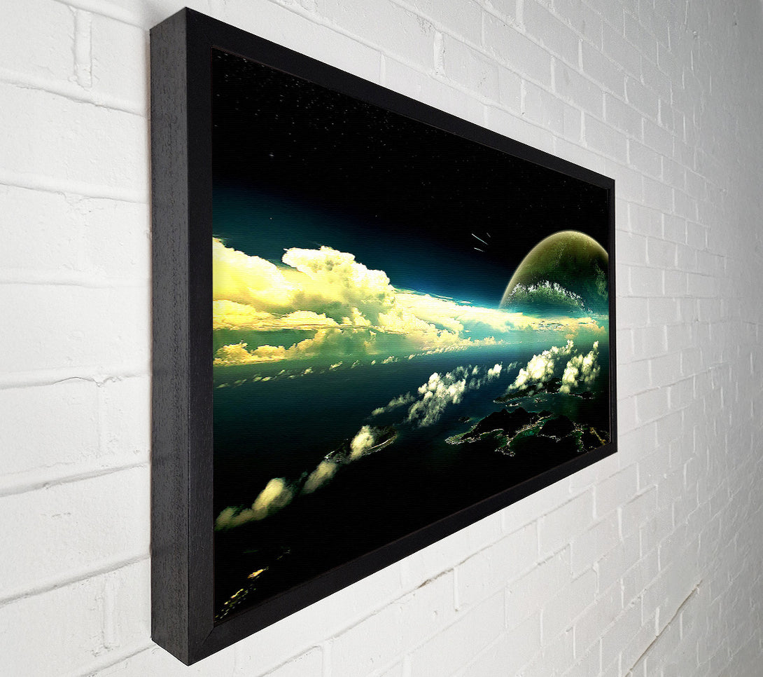  A Canvas Print of Panoramic View Of The Earth Canvas Art