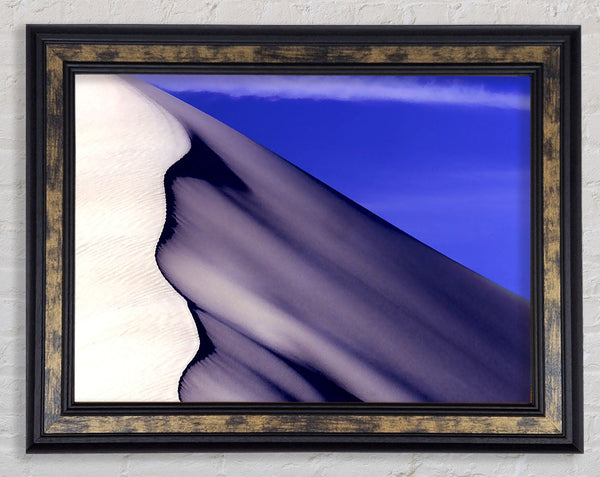 White Sand Desert Framed Print