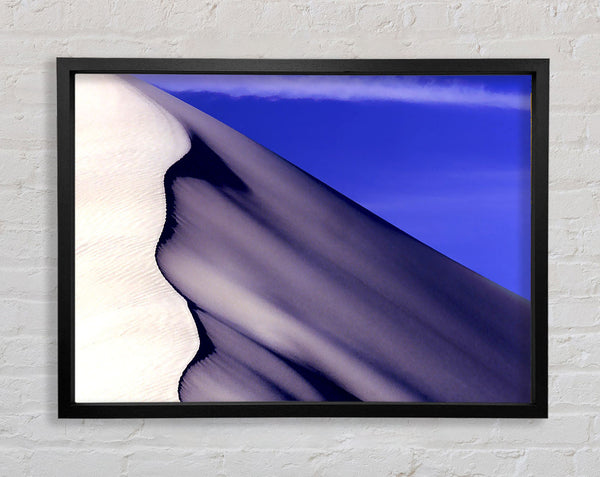 White Sand Desert Framed Print