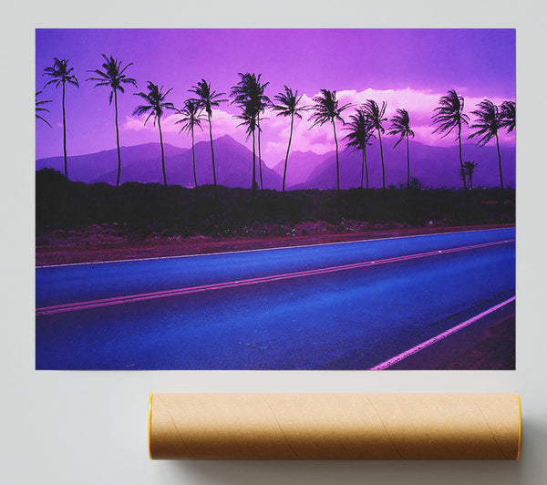 Roadside Trees Giclee Print
