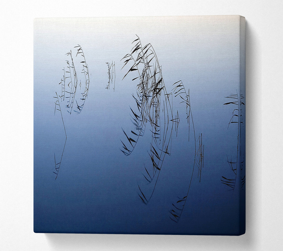  A Canvas Print of Pond Reeds Canvas Art