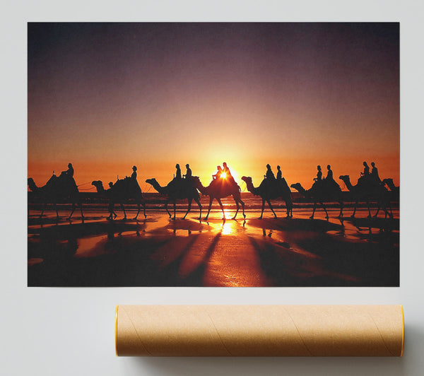 Camel Caravan Poster