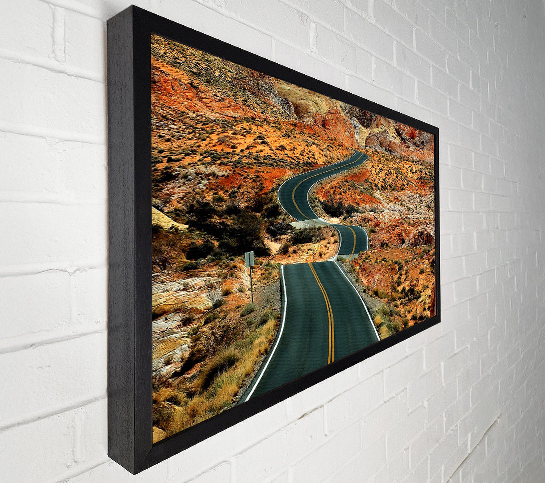  A Canvas Print of Long Road Canvas Art