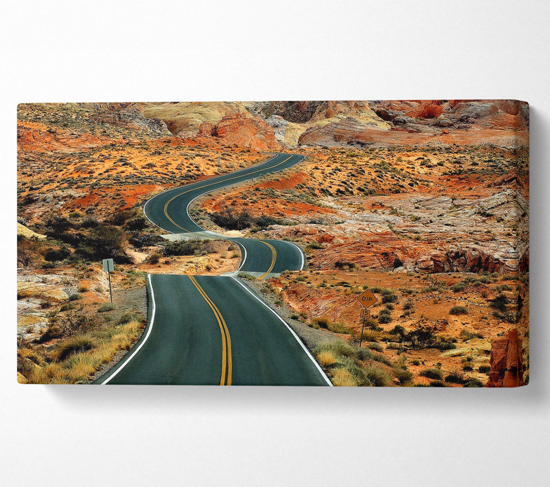  A Canvas Print of Long Road Canvas Art