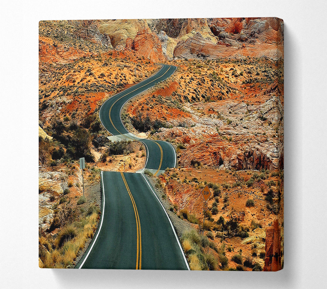  A Canvas Print of Long Road Canvas Art
