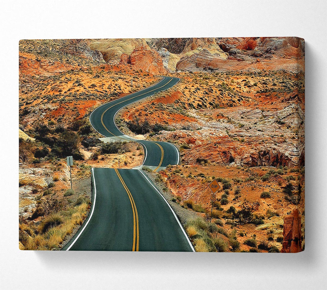  A Canvas Print of Long Road Canvas Art