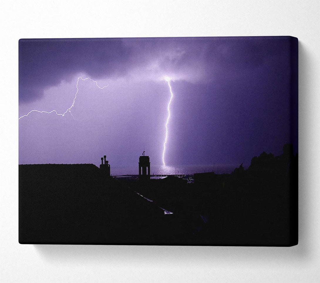  A Canvas Print of Fulmini Oneglia By Raffaele Dn Canvas Art