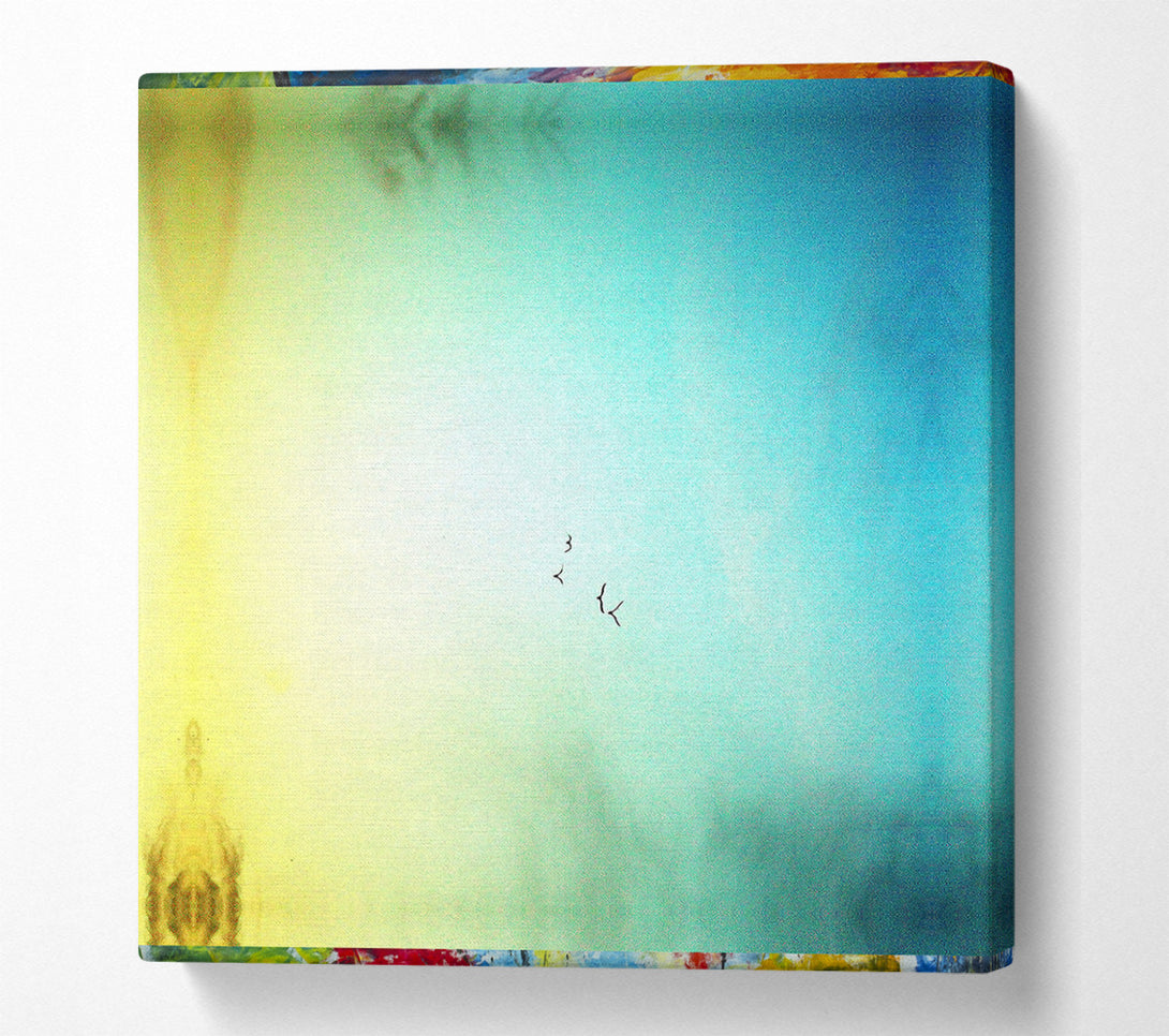  A Canvas Print of Family Of Birds Canvas Print