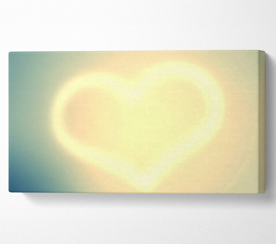  A Canvas Print of Heart Light Canvas Print