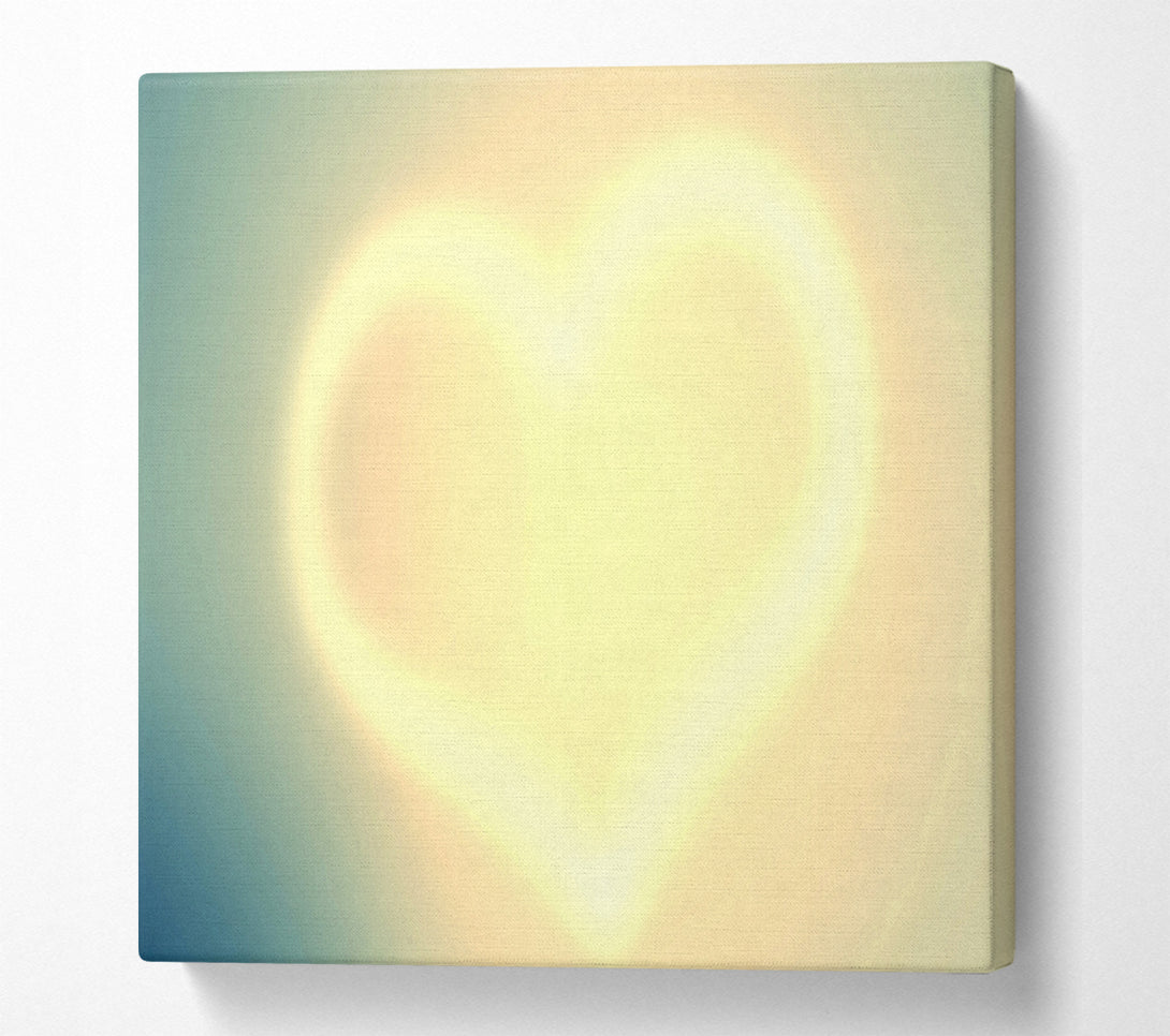  A Canvas Print of Heart Light Canvas Print