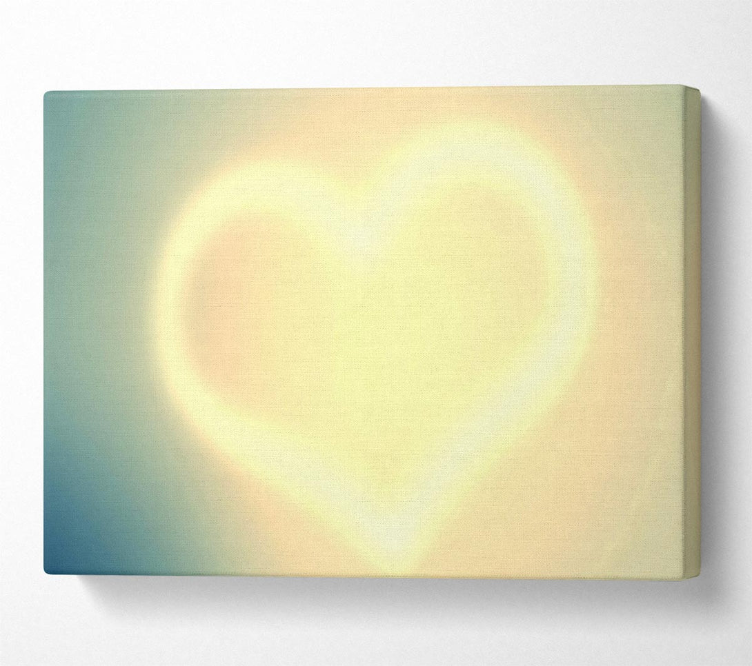  A Canvas Print of Heart Light Canvas Print