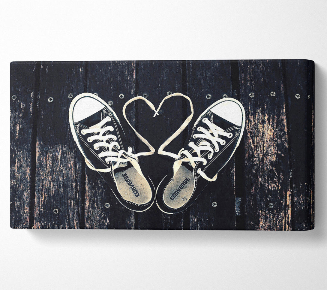  A Canvas Print of Sneakers Love Canvas Wall Art