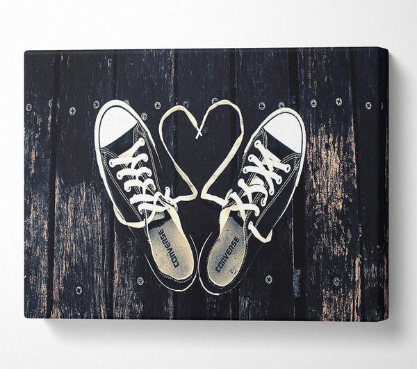  A Canvas Print of Sneakers Love Canvas Wall Art