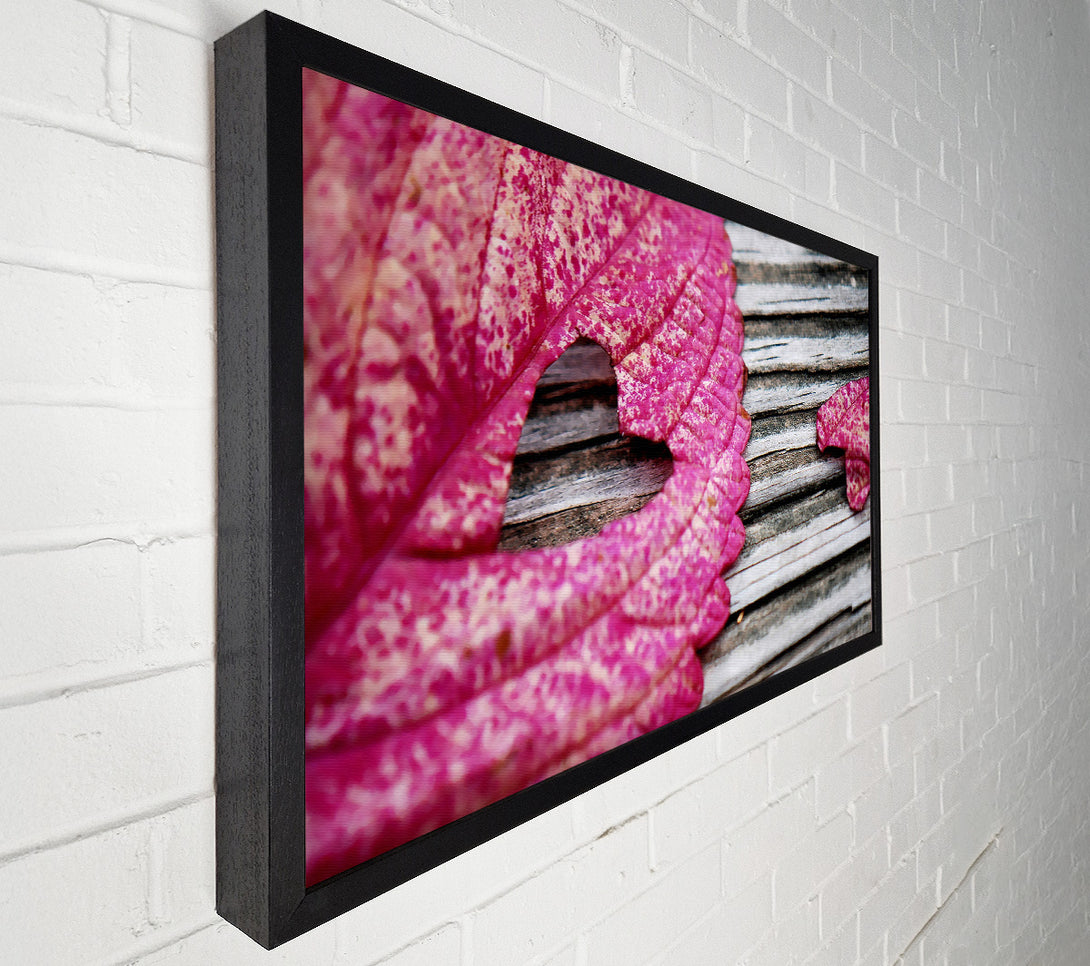  A Canvas Print of Heart Leaf Canvas Wall Art