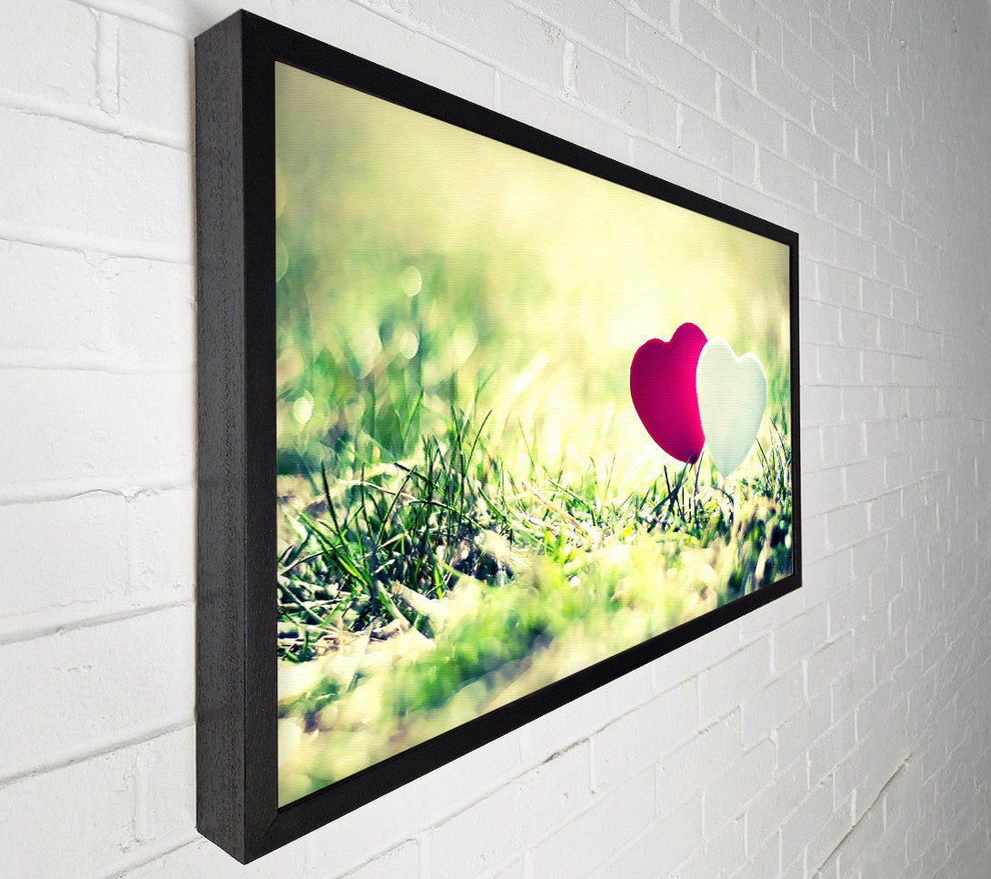  A Canvas Print of Valentines Day Hearts Canvas Art