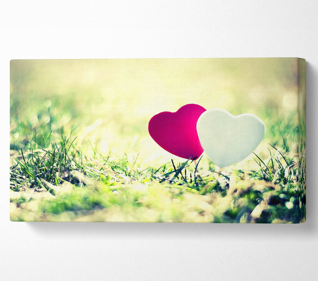  A Canvas Print of Valentines Day Hearts Canvas Art
