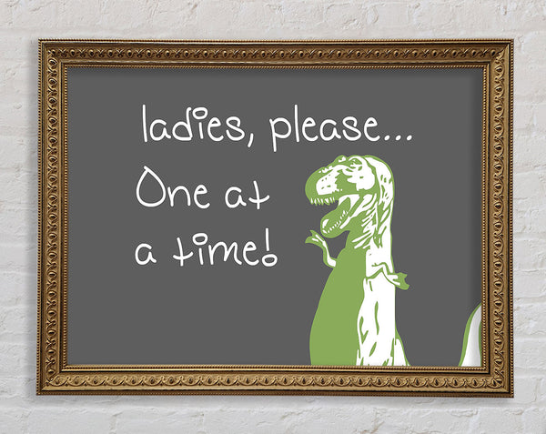 Ladies Please Framed Print