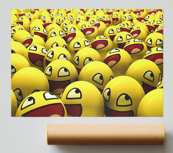 Funny Smileys Print