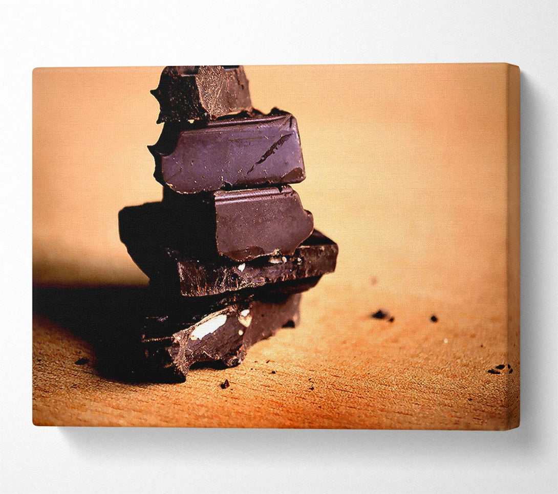  A Canvas Print of Dark Chocolate Canvas Art