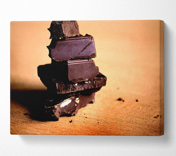  A Canvas Print of Dark Chocolate Canvas Art
